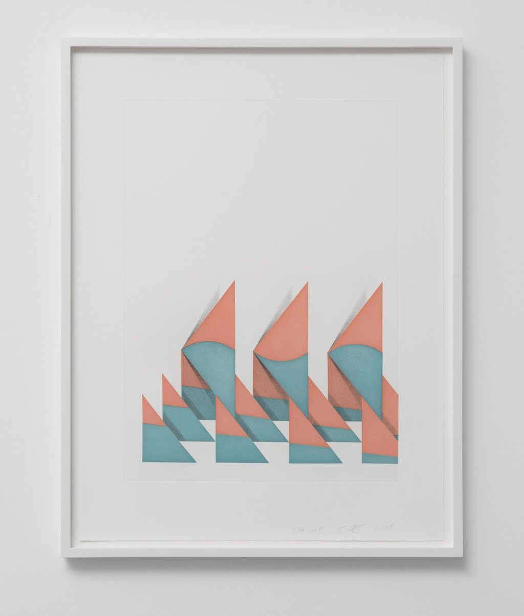 Tomma Abts - Untitled (Triangles) - 2018