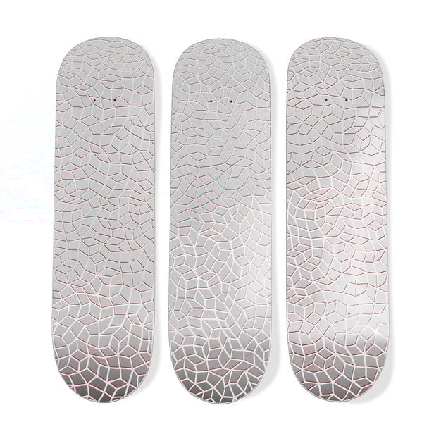 Yayoi Kusama - Infinity Nets (Skate deck triptych) - 2018