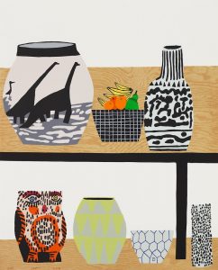 Jonas Wood - Shelf Still Life - 2018