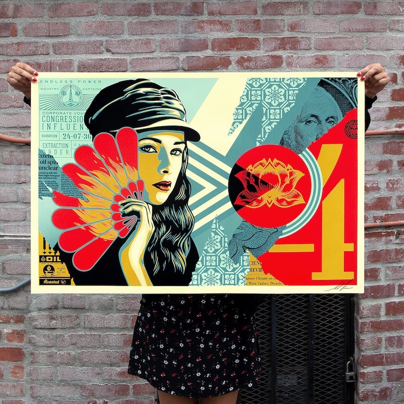 Shepard Fairey - Fan The Flame - 2019