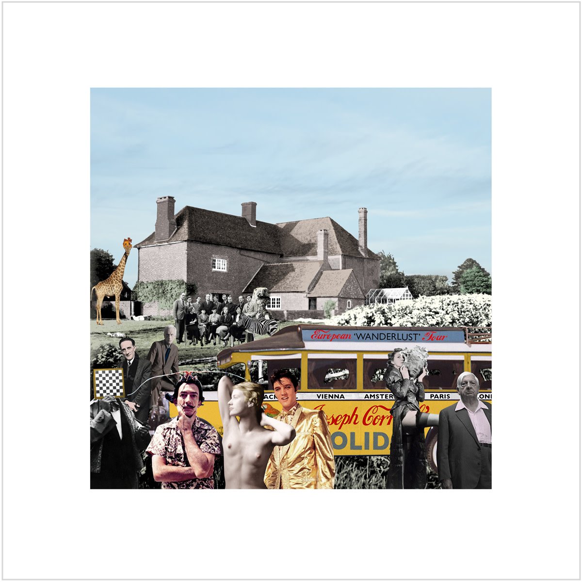 Sir Peter Blake - Elvis visits Farley Farm - 2019