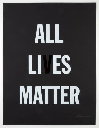 Hank Willis Thomas - ALL LI ES MATTER - 2019
