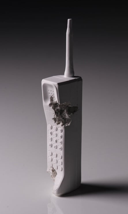 Daniel Arsham - Future Relic 01: Mobile Phone - 2013