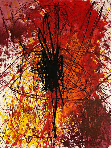 Hermann Nitsch - Untitled - 2019