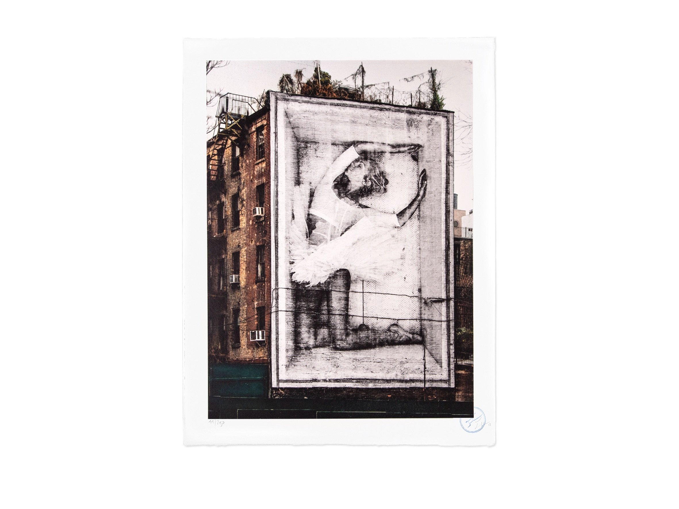 JR - Ballet, Ballerina in crate, East Village, New York City, 2015 - 2019