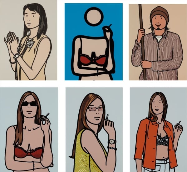 Julian Opie - Twenty Six Portraits - 2006