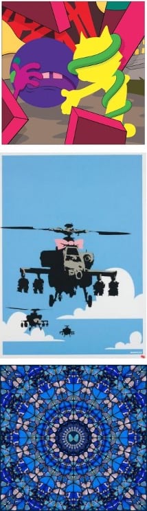 WANTED - Banksy / Hirst / Kaws