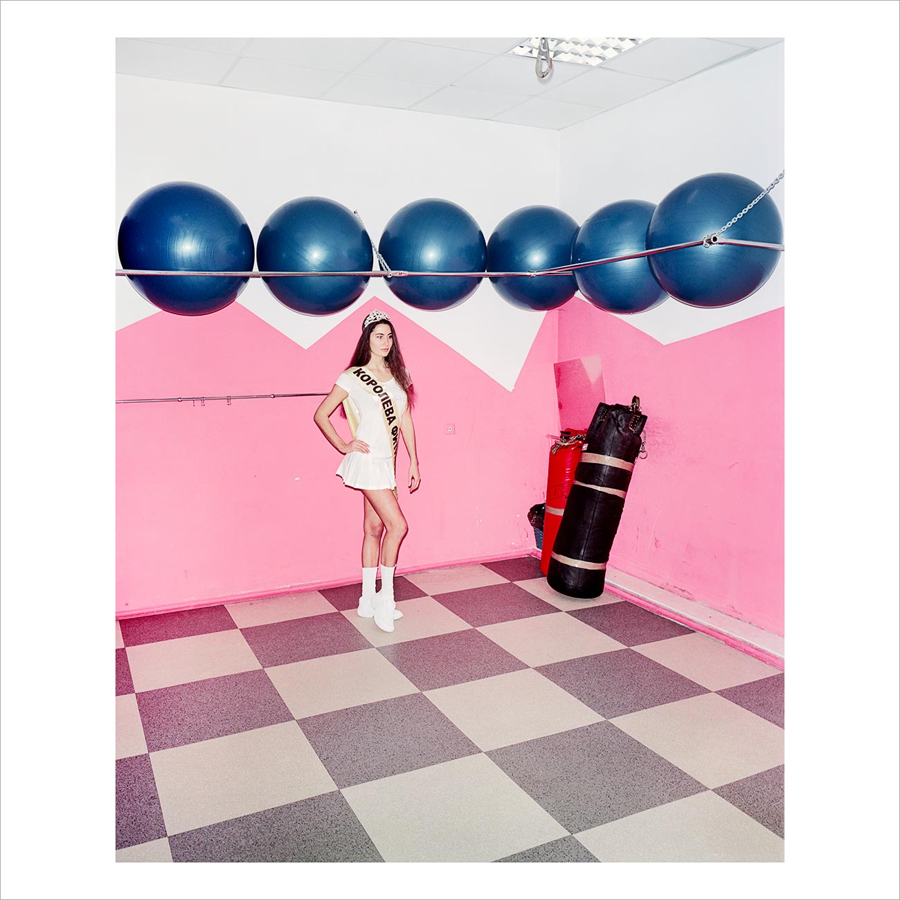Ania the fitness queen. Grodno, Belarus. 2013