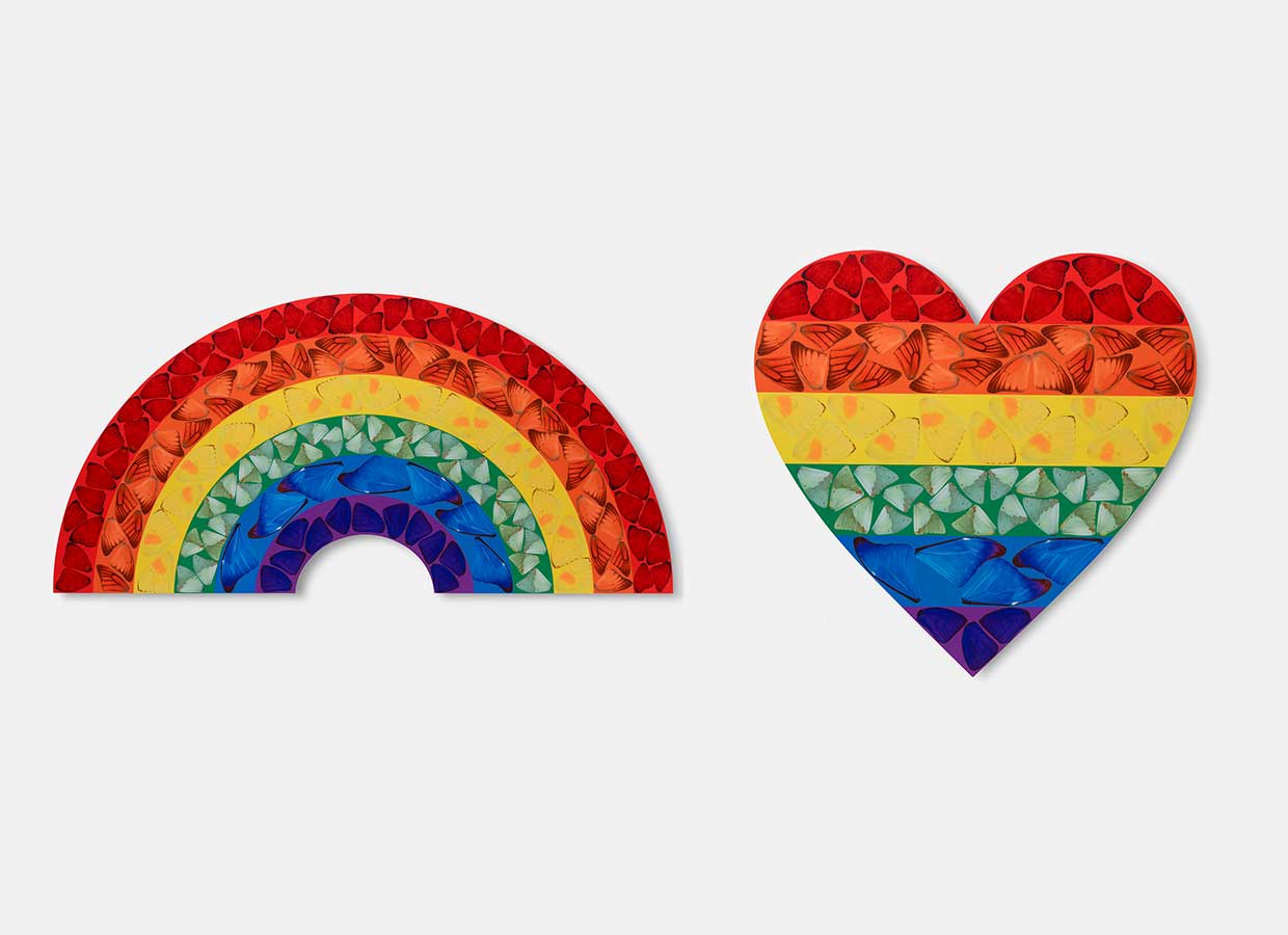 Damien Hirst - H7 - Rainbow Charity Editions
