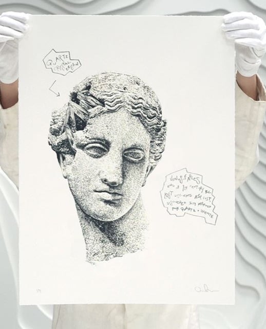 Daniel Arsham - Eroded Classical Prints - Venus of Arles