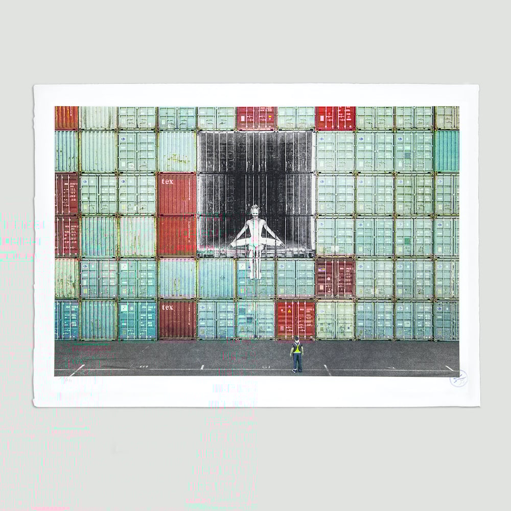 JR - In the container wall, Le Havre, France, 2014 - 2020