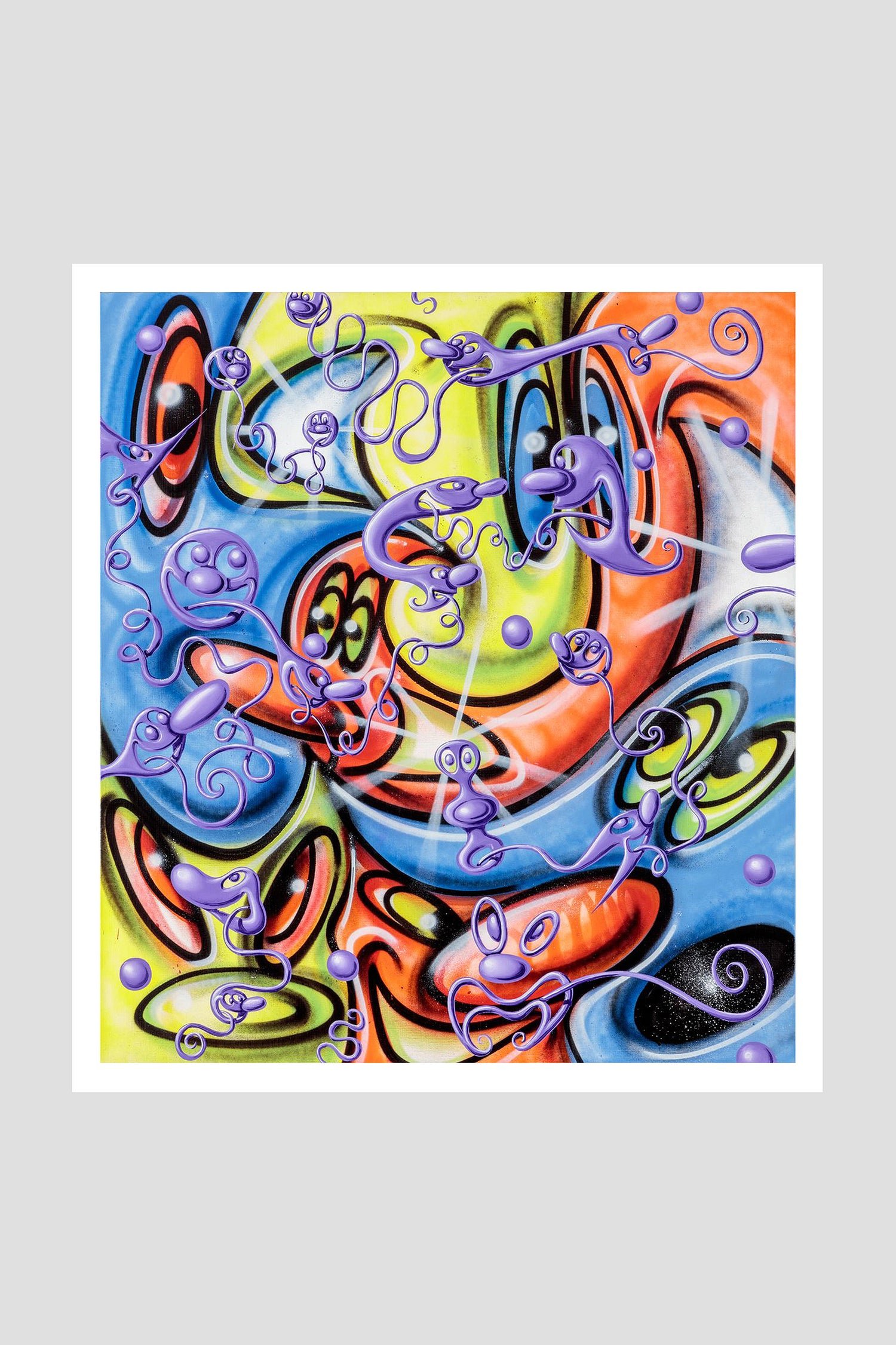 Kenny Scharf - Lingua Amarrada - 2020⁣⁣⁣