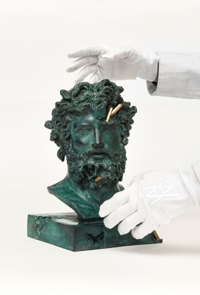 Daniel Arsham - Bronze Eroded Jupiter - 2020
