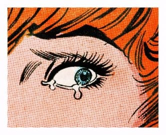 Anne Collier - Woman Crying, Comic (For TzK) - 2020