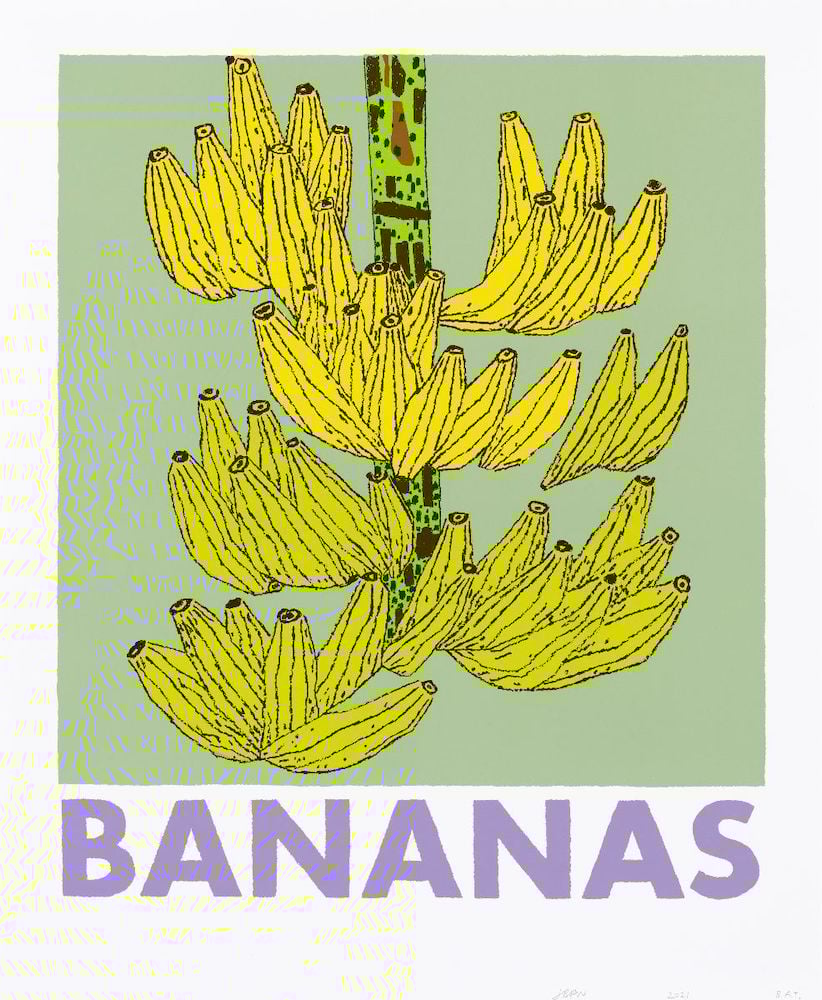 Jonas Wood - Bananas - 2021