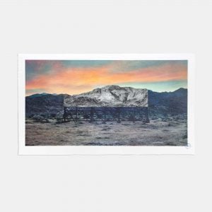 JR - Giants, Death Valley, Billboard, March 4, 2017, 5:41 pm, California, USA, 2017 - 2021