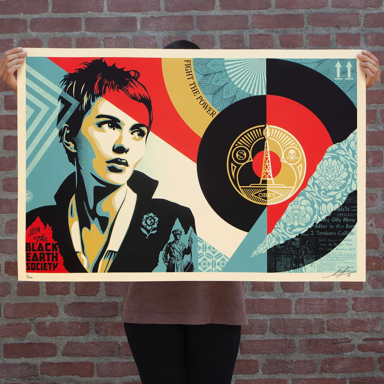Shepard Fairey - BLACK EARTH SOCIETY - 2021