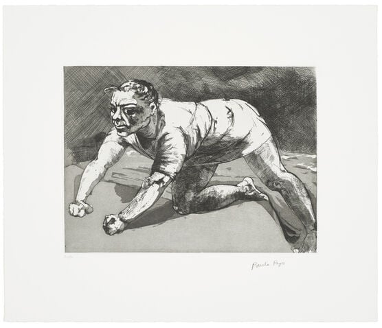 Paula Rego - Wary (Dog Woman) - 2020