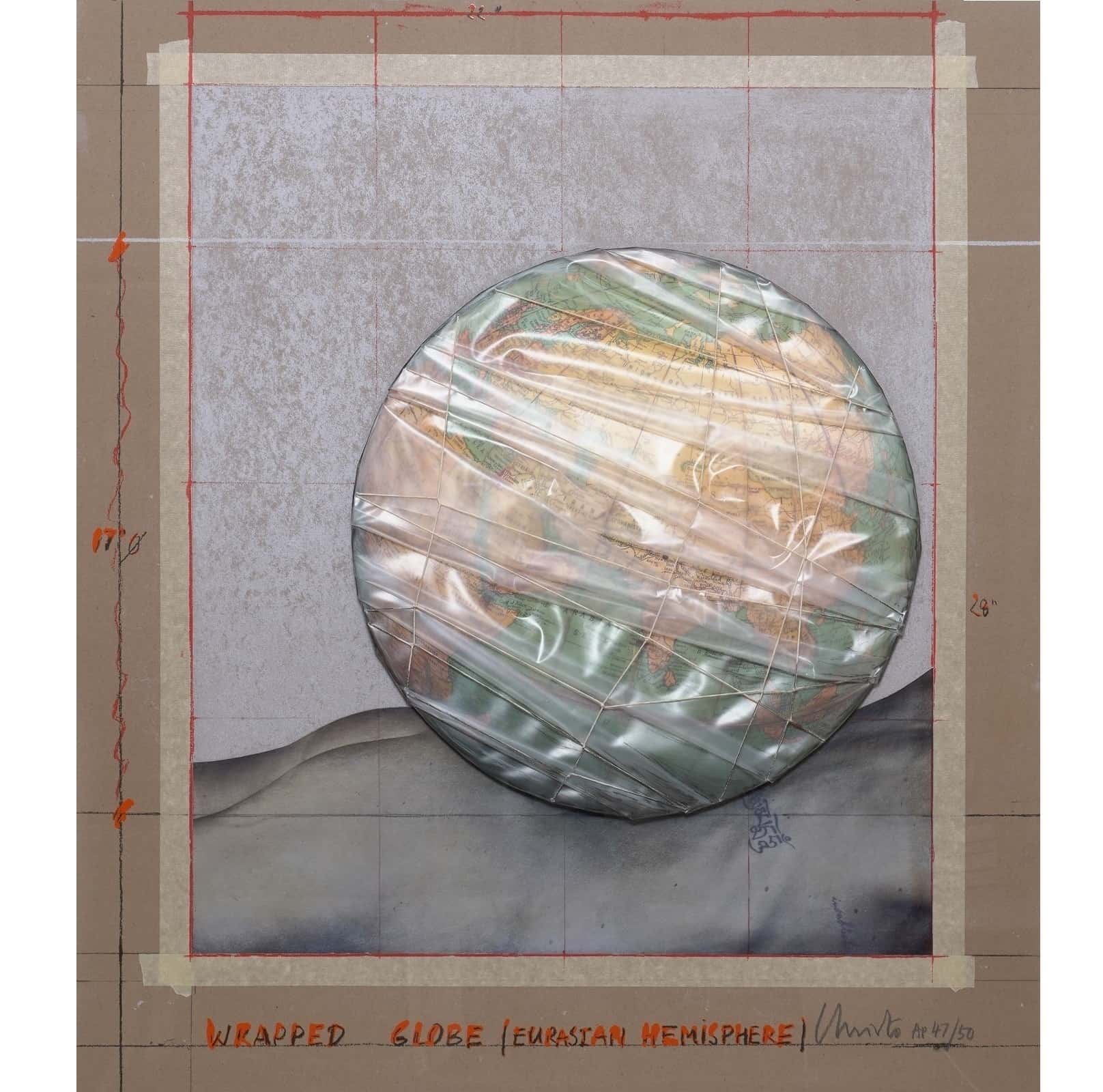 Private Sales - Christo - Wrapped Globe (Eurasian Hemisphere) - 2019