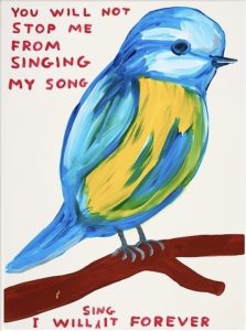 Private Sales - David Shrigley - You Will Not Stop Me From Singing My Song - 2021