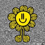Private Sales - Mr Doodle - Yellow Flower - 2019