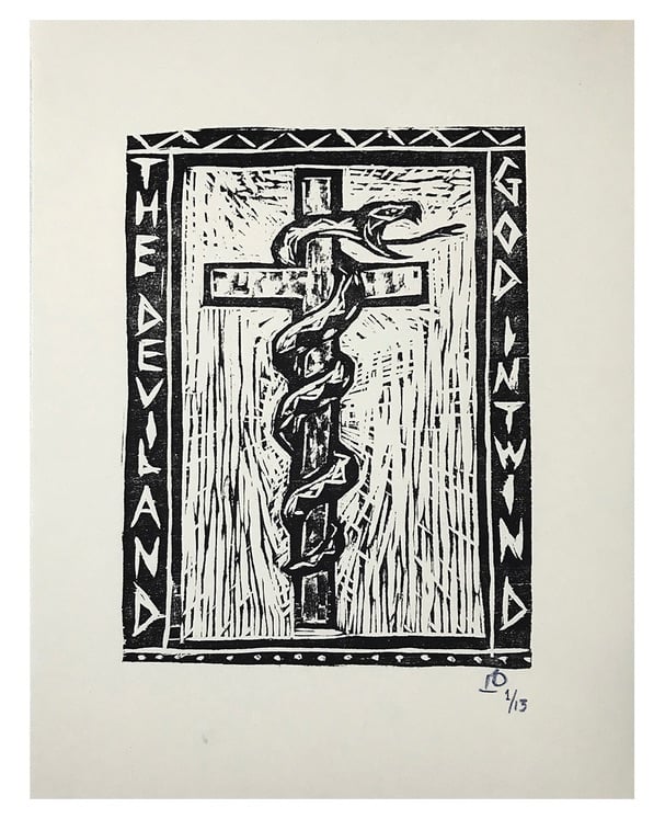 Billy Childish - The William Loveday Intention Woodcuts - 2022
