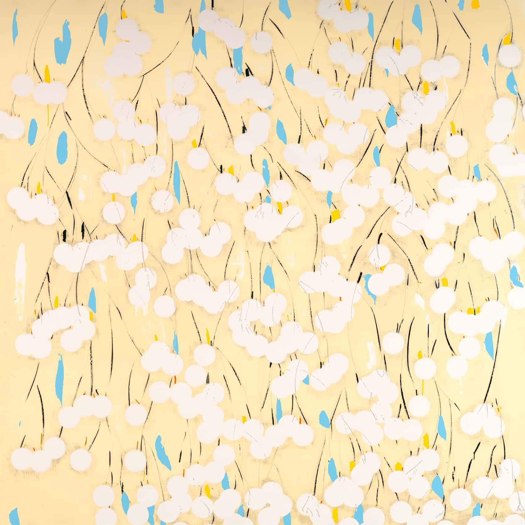 Donald Sultan - Mimosa, Sept 29, 2021 - 2021