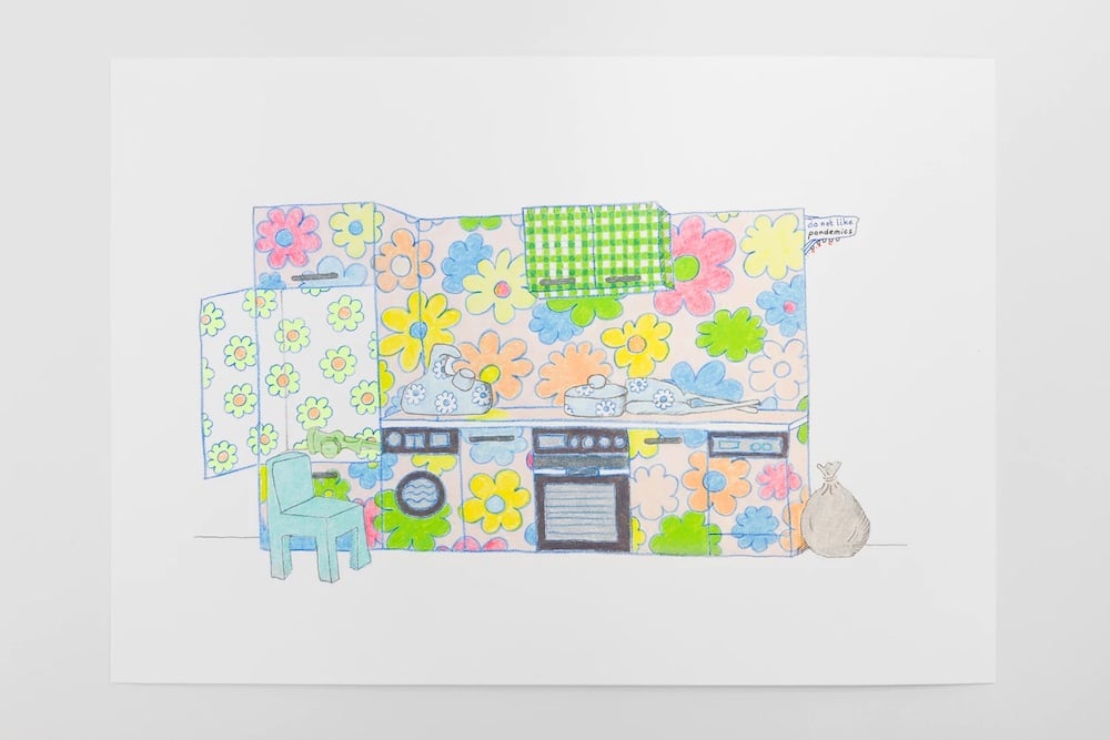 Lily van der Stokker - Retro Kitchen - 2022