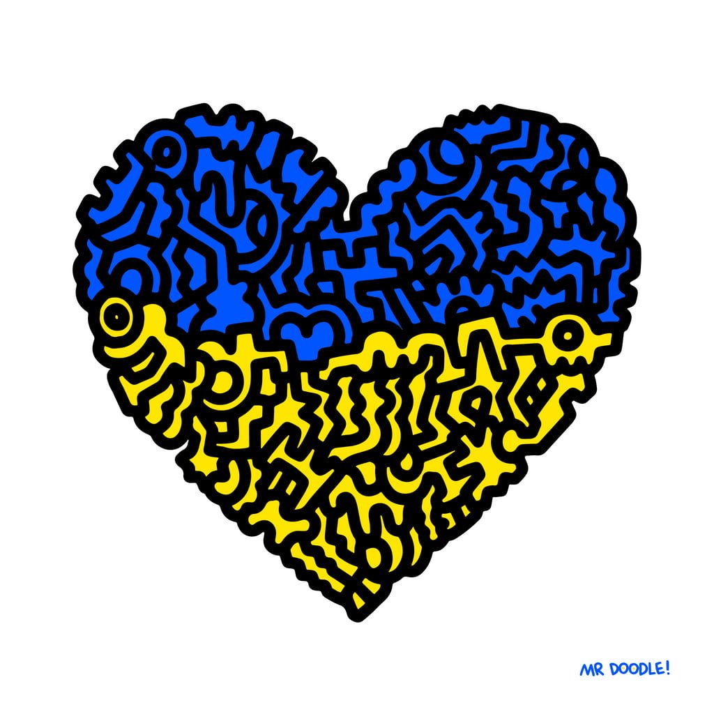 Mr Doodle - Doodle for Ukraine - Fundraising Edition