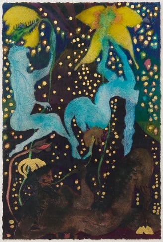 Chris Ofili: Afternoon With La Soufrière (Prelude 4)