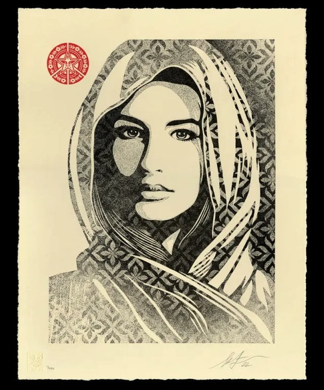 Shepard Fairey - Universal Dignity - 2022 -