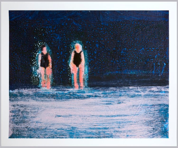 Katherine Bradford - Couple on the Edge of the Sea