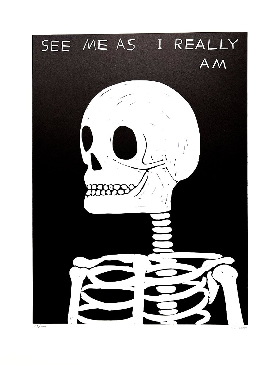 David Shrigley - Linocut (See Me As I Really Am) - 2022 