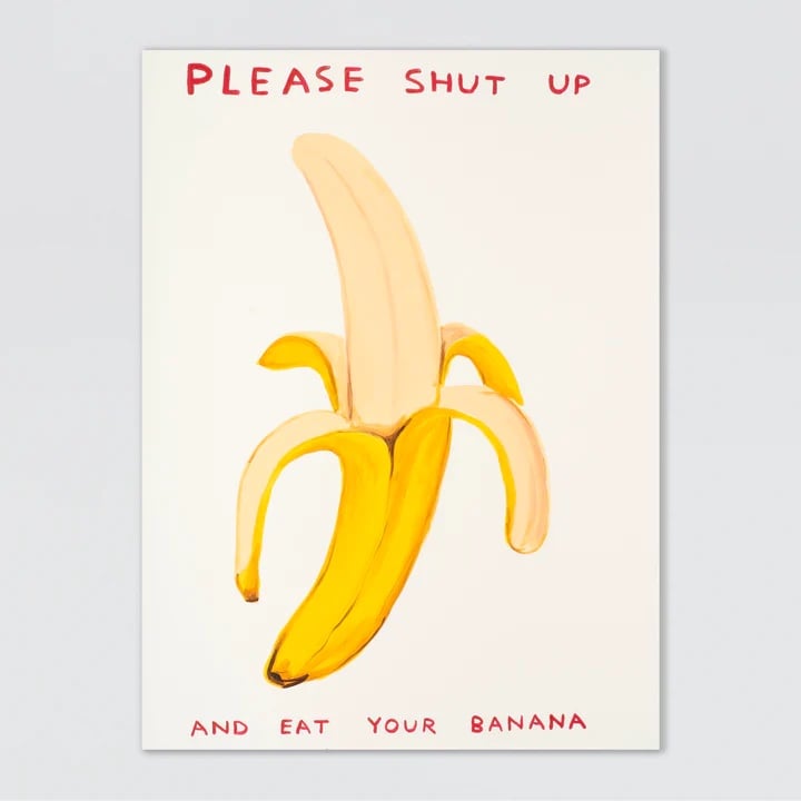 David Shrigley - Please shut up - 2022