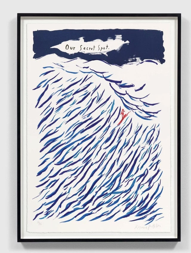 Raymond Pettibon - No Title (Our Secret Spot.) - 2022