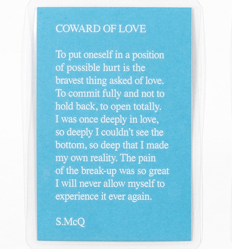 Steve McQueen - Coward of Love - 2022
