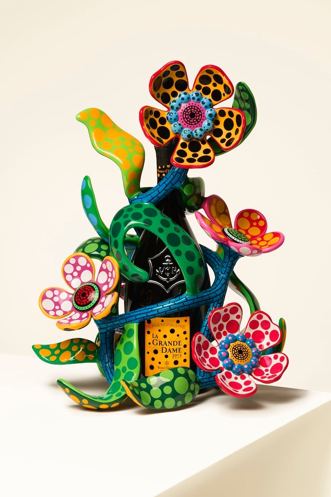 Yayoi Kusama x Veuve Clicquot - My Heart That Blooms in the Darkness of The Night - 2021