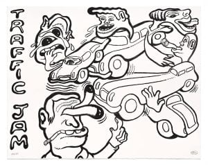 Peter Saul - Traffic Jam - 2022