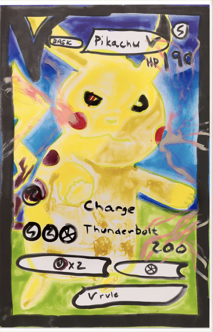 Katherine Bernhardt - Pikachu - 2022