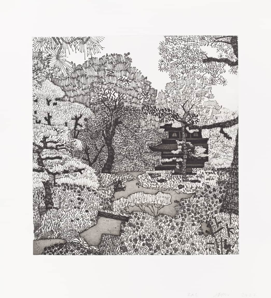Jonas Wood - Japanese Landscape - 2022