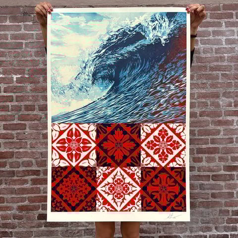 Shepard Fairey - Wave of Distress - 2022