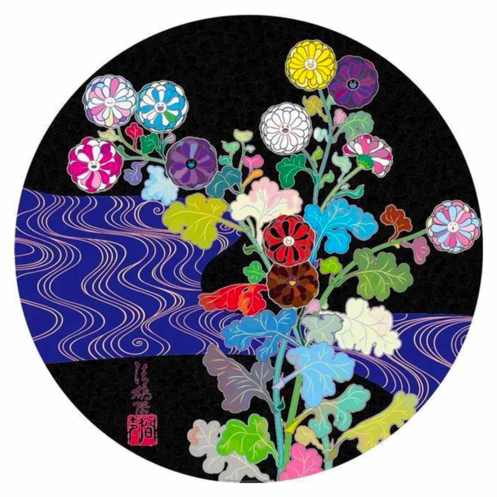 Takashi Murakami - Korin: Azure River - 2022