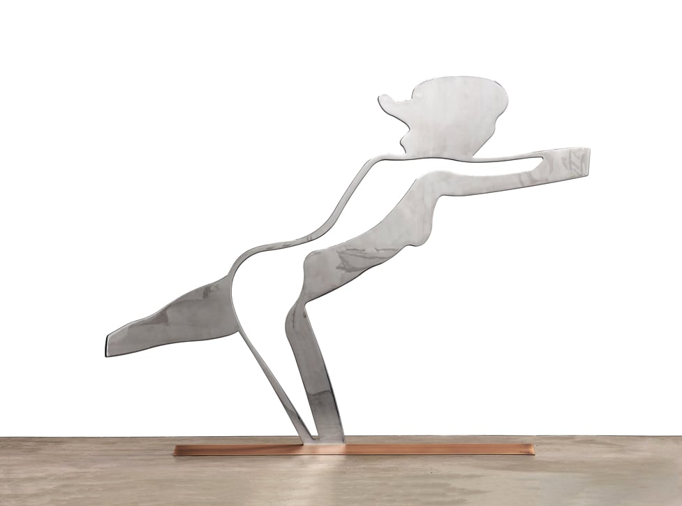 Alex Katz - Dancer 3 (Outline) - 2019