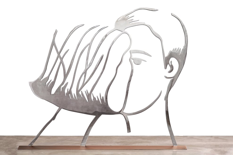 Alex Katz - Vivien And Vincent (Outline) - 2019