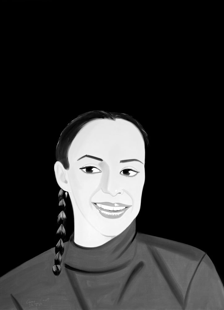 Alex Katz - Belinda (Smile) - 2017