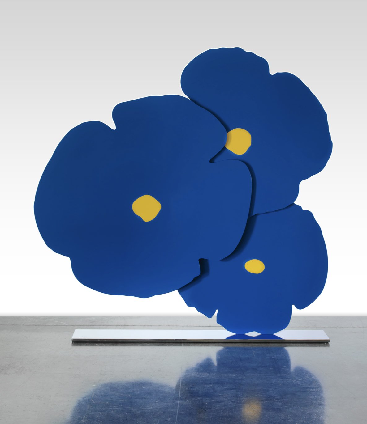 Donald Sultan - Blue & Yellow - 2021