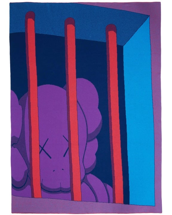 KAWS - 100% Cashmere Blanket - 2023