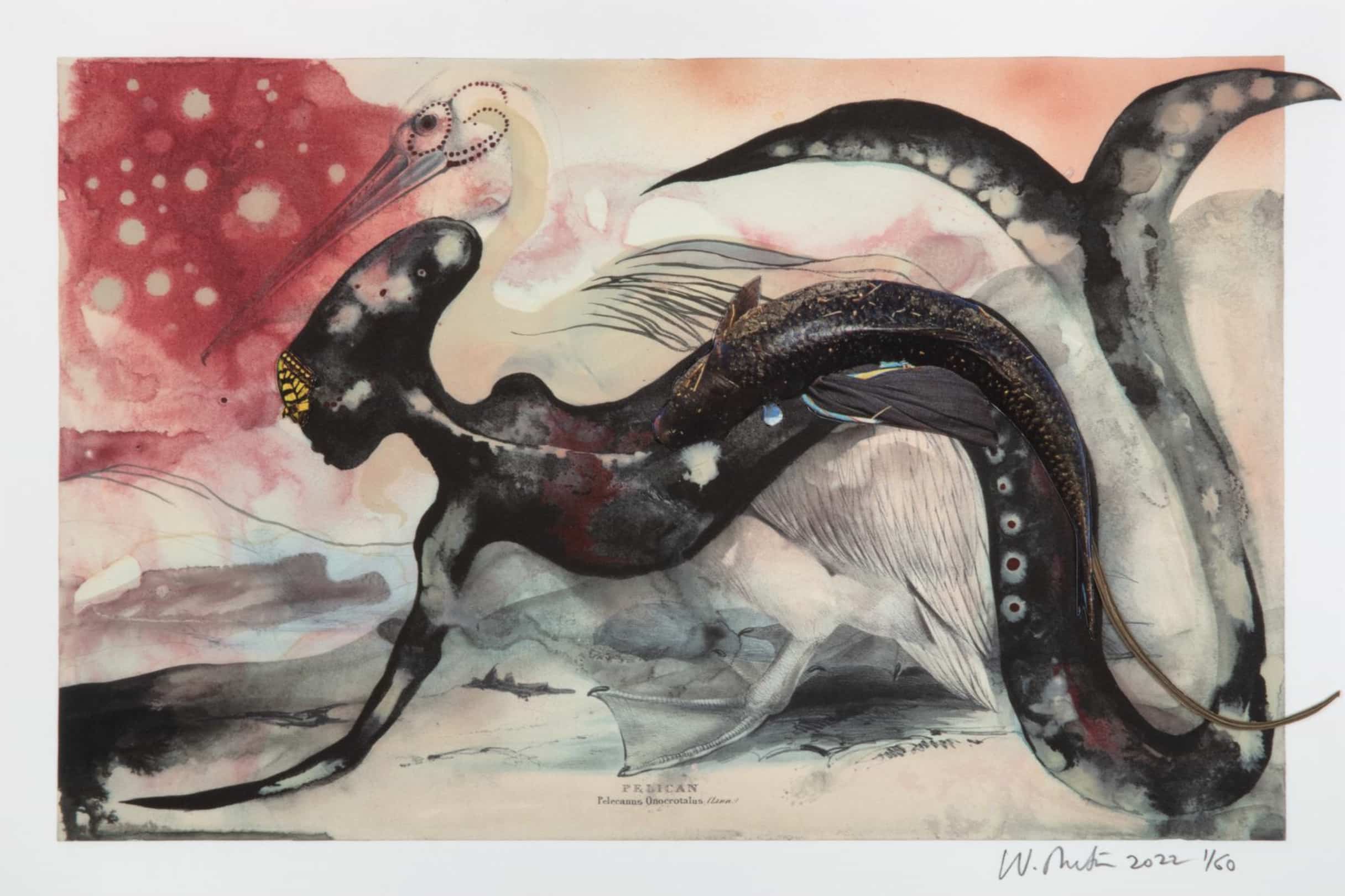 Wangechi Mutu - WaterSpirit washed Pelican - 2022