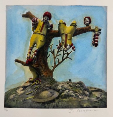 Jake Chapman - And then, against all odds, and all expectations, that wonderful, magical little creature bestirred itself, and did just that - 2023