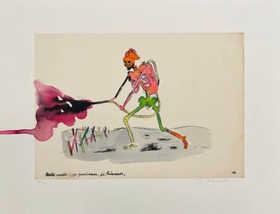 Jake Chapman - Flame Flower - 2023